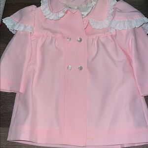 Vintage  80s JC Penney Dressy
Toddler Overcoat Coat Size 3T GUC
